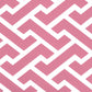 Sample 6345-01WWP Aga Reverse, Watermelon on White by Quadrille Wallpaper