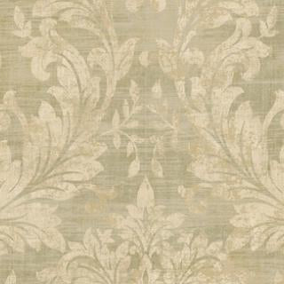 Looking HE51409 Heritage Damask by Seabrook Wallpaper