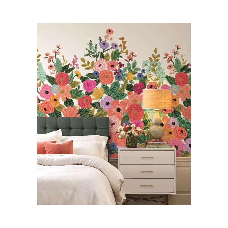 Sample RI5190M Rifle Paper Co. Garden Party Mural Cream York Wallpaper