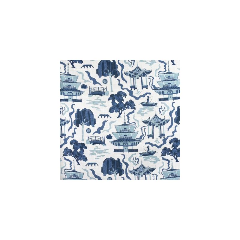 Find F2732 Indigo Blue Asian Greenhouse Fabric