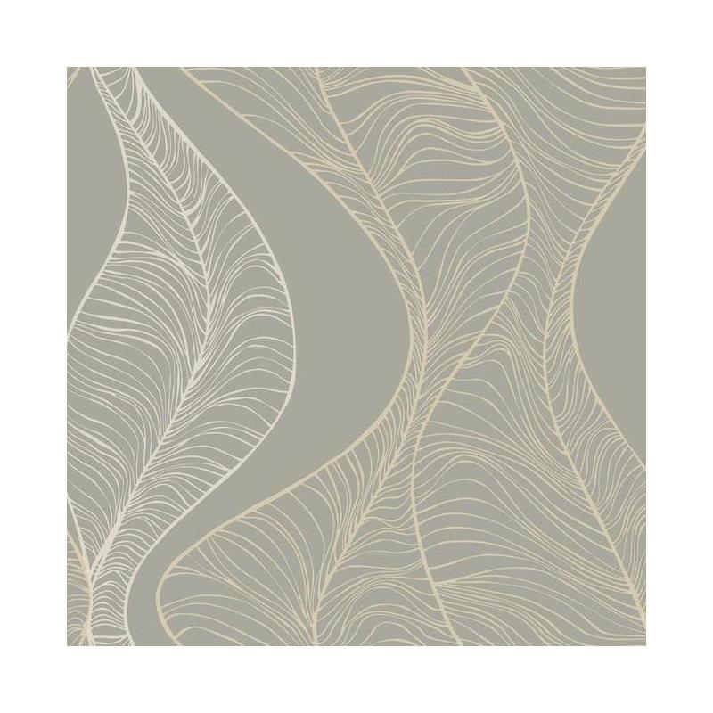 Sample CP1225 Breathless color Metallic, Botanical by Candice Olson Wallpaper