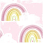 Sample DA60201 Day Dreamers, Rainbows Blush Seabrook Wallpaper