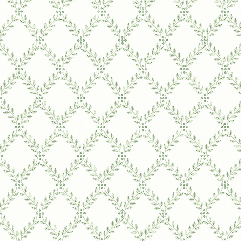 Sample 7671 Trellis Leaves, Leaf By Borastapeter Wallpaper