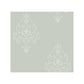 Sample Carl Robinson  CB24007, Balfour color Metallic Silver  Scrolls-Leaf / Ironwork Wallpaper