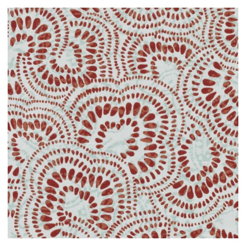 21084-223 | Mint/Red - Duralee Fabric