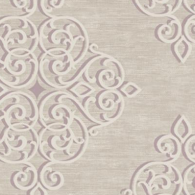 View CO80509 Connoisseur Neutrals Scrolls by Seabrook Wallpaper