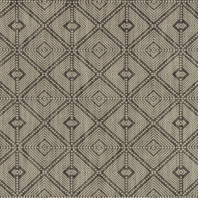 View 35723.21.0  Geometric Charcoal by Kravet Design Fabric