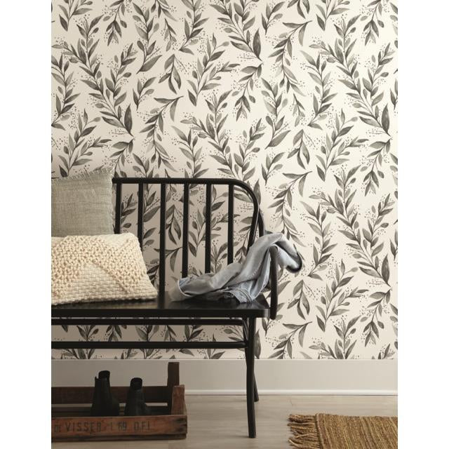 Search Psw1003Rl Magnolia Home Vol Ii Botanical Grey Peel And Stick Wallpaper