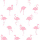 Sample DD138992 Design Department, Lovett Pink Flamingo Wallpaper by Brewster