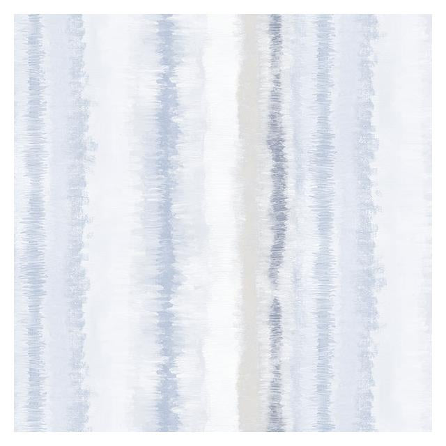 Shop FW36808 Fresh Watercolors Blue Frequency Stripe Wallpaper in Grey Blue & Beige by Norwall Wallpaper