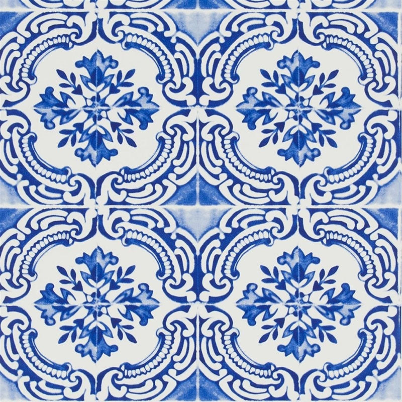 Shop PCL014/10 Azulejos Cobalt by Designer Guild Wallpaper