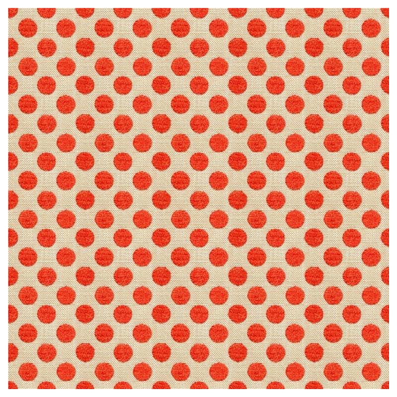 Purchase 34070.1216.0 Posie Dot Hot Coral Dots Orange by Kravet Design Fabric
