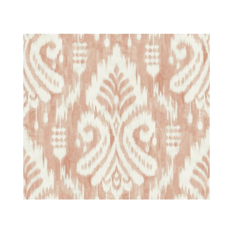Sample TC2646 Tropics Resource Library, Hawthorne Ikat Coral York Wallpaper