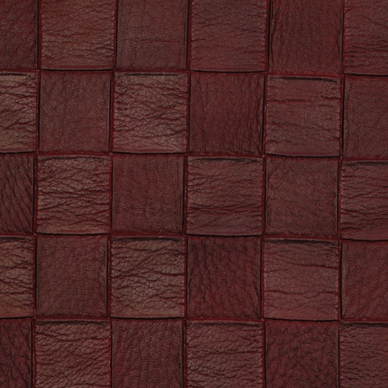 Sample Checkered Tile Wine Robert Allen Fabric.