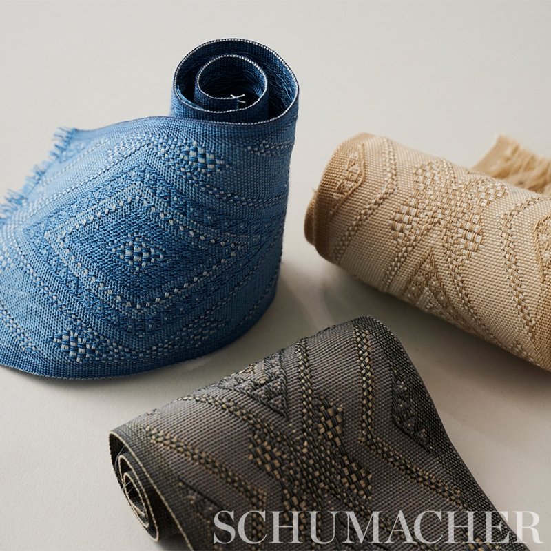 78171 Lili Dragon Tape,Blue by Schumacher Fabric,78171 Lili Dragon Tape,Blue by Schumacher Fabric2