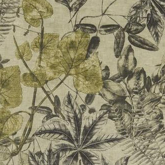 Select F1301/01 Madagascar Botanical by Clarke And Clarke Fabric