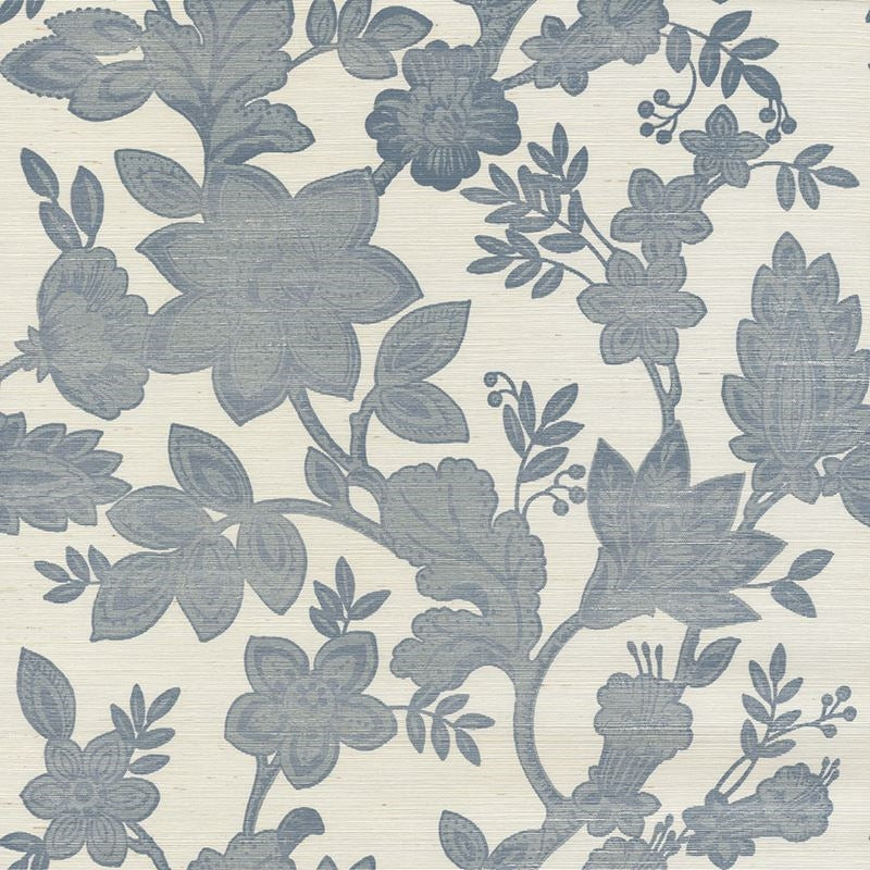 Purchase 7488 Bohemia Smokey Blue On White Manila Hemp Phillip Jeffries Wallpaper