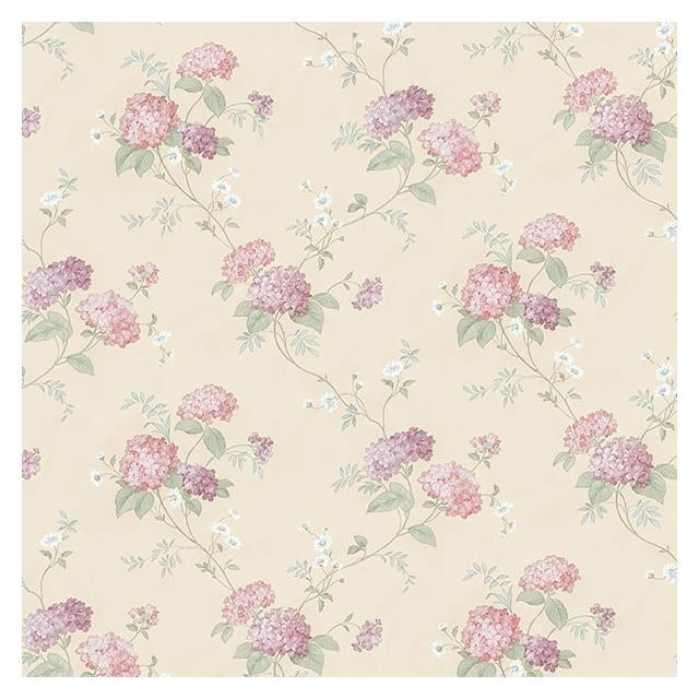 Save PR33858 Floral Prints 2 Pink Small Floral Wallpaper by Norwall Wallpaper