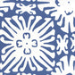 Sample 2485WP-08 Sigourney Reverse Small Scale, New Navy on White by Quadrille Wallpaper
