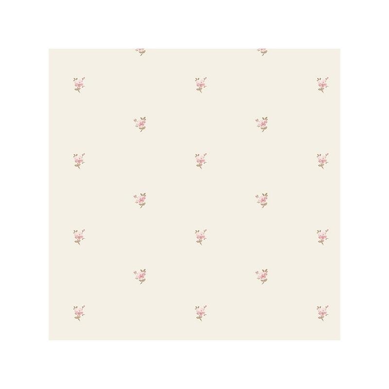 Sample PR33844 Green Small Floral wallpaper Norwall Wallpaper