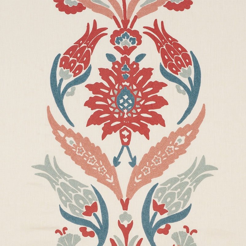 Purchase sample of 74140 Anagada Embroidery, Dusty Rose by Schumacher Fabric