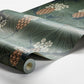 Find 3119 umbrella leaves navy borastapeter wallpaper