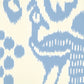 Sample 2435-01WP Bali Ii, French Blue on Off White by Quadrille Wallpaper