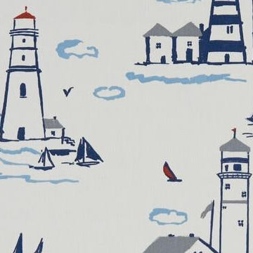 View F1189/01 Lowestoft Novelty by Clarke And Clarke Fabric