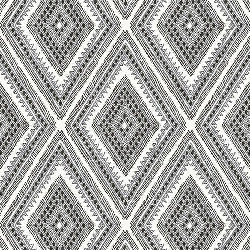 Save on 2969-26012 Pacifica Zaya Black Tribal Diamonds Black A-Street Prints Wallpaper