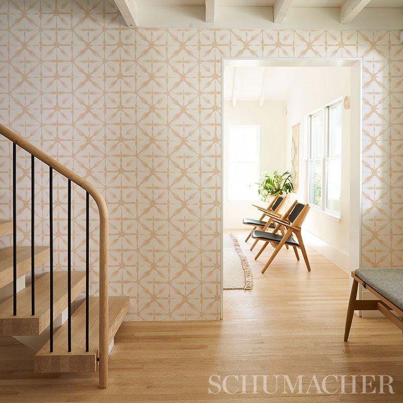 View 5010574 Andromeda Sand Schumacher Wallcovering Wallpaper