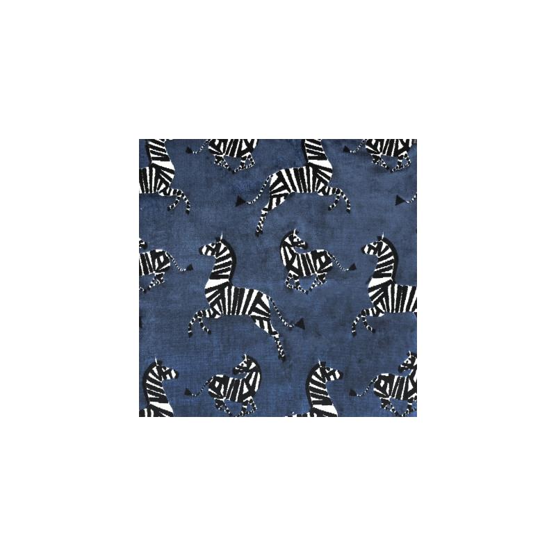 Save S3647 Sapphire Blue Animal/Skins Greenhouse Fabric