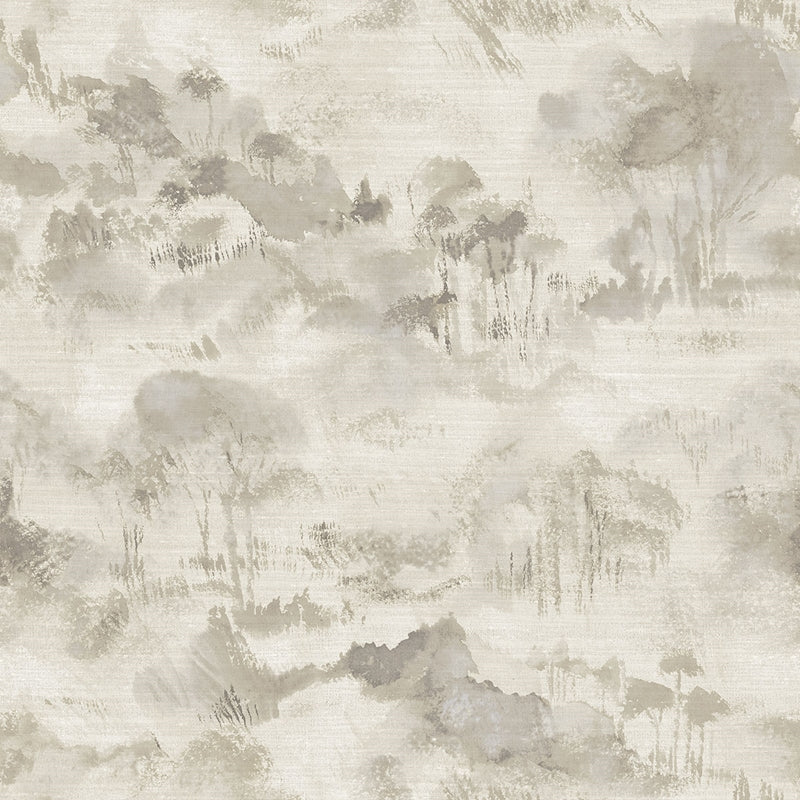 Sample 2975-87546 Scott Living II, Nara Taupe Toile by A-Street Prints Wallpaper