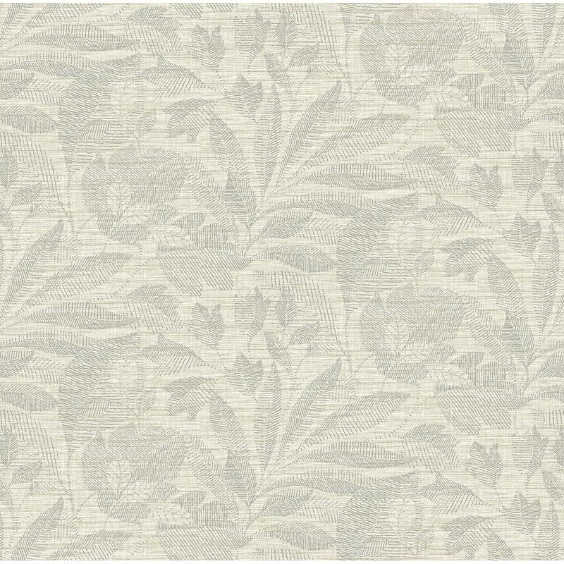 Sample 2972-86152 Loom, Lei Silver Lei Wallpaper by A-Street Prints Wallpaper