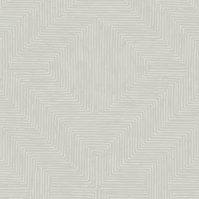 View TL1992 Handpainted Traditionals Diamond Channel Gray York Wallpaper