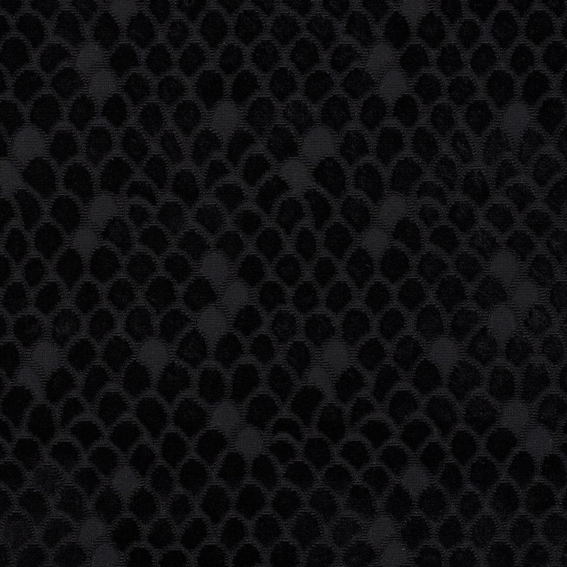 Purchase sample of 72773 Esther Velvet, Onyx by Schumacher Fabric