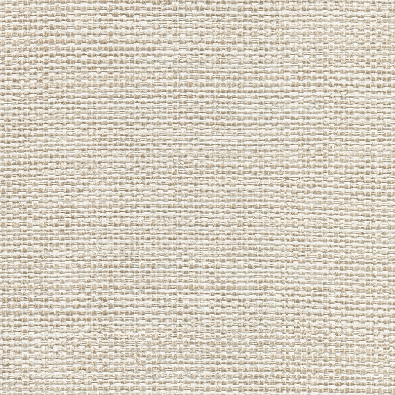 Sample 2758-8000 Textures and Weaves, Caviar Platinum Basketweave Wallpaper by Warner