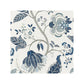 Sample 27175-002 Palampore Embroidery, Porcelain - Scalamandre Fabric (SC 000227175)