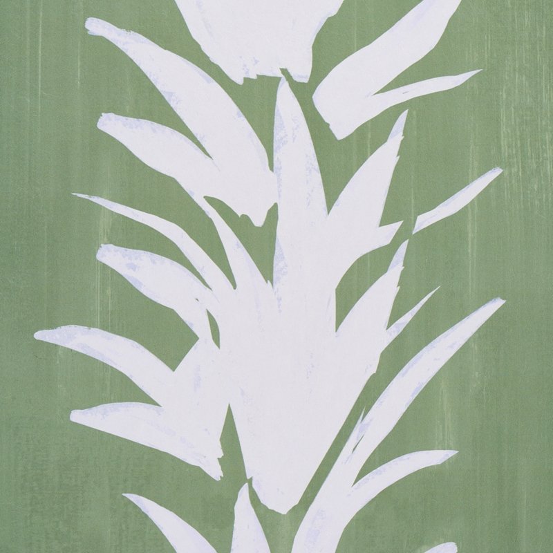 Buy 5013660 White Lotus Soft Green Schumacher Wallcovering Wallpaper