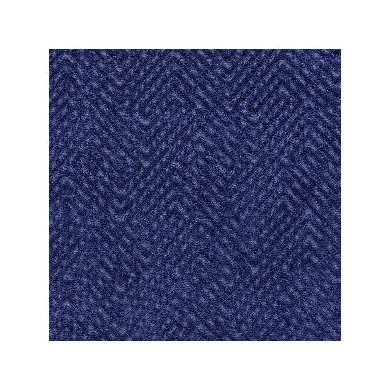 Sample 27060-004 Meander Velvet, Navy - Scalamandre Fabric (SC 000427060)