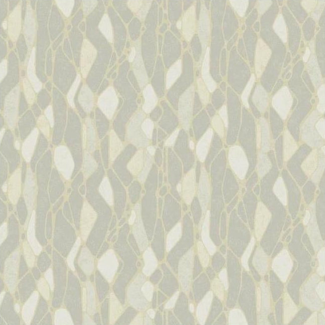 Shop NA0510 Botanical Dreams Stained Glass Grey by Candice Olson Wallpaper