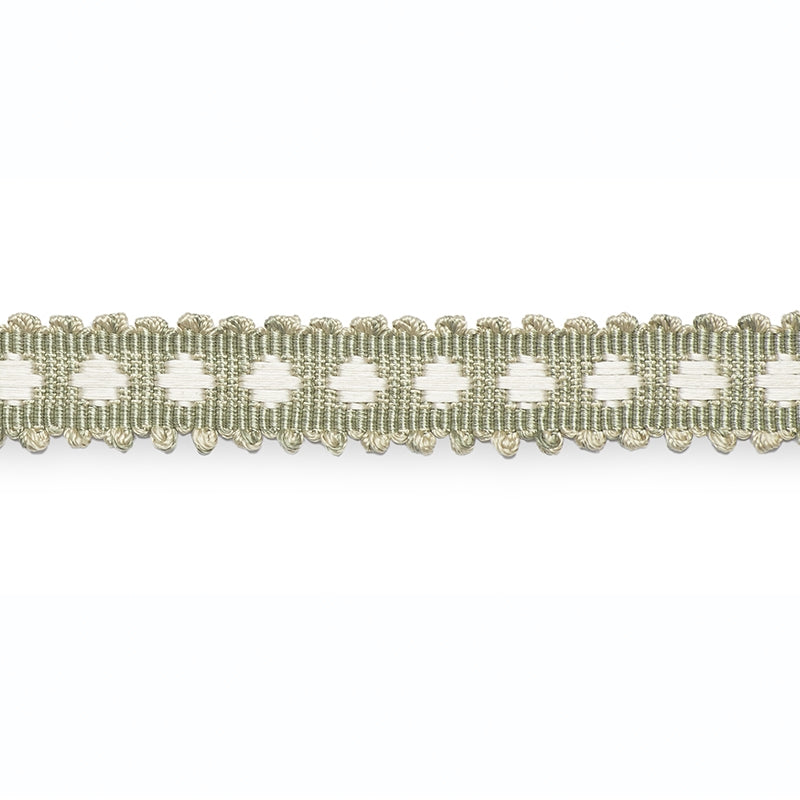 B203-3 | Marlis Braid, Bay Leaf/Ivory - Schumacher Fabric