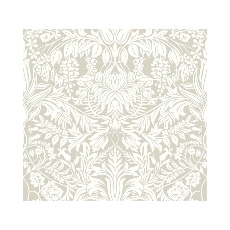 Sample AC9194 Lockwood Damask, Arts and Crafts by Ronald Redding Wallpaper