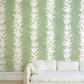 View 5013660 White Lotus Soft Green Schumacher Wallcovering Wallpaper