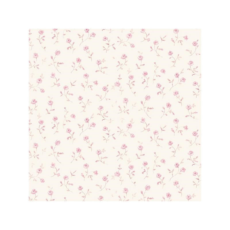 Sample PR33857 Pink Small Floral wallpaper Norwall Wallpaper