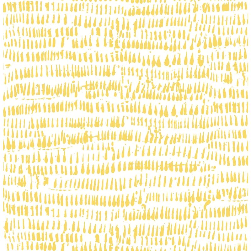 Order 4081-26360 Happy Runes Yellow Brushstrokes Yellow A-Street Prints Wallpaper
