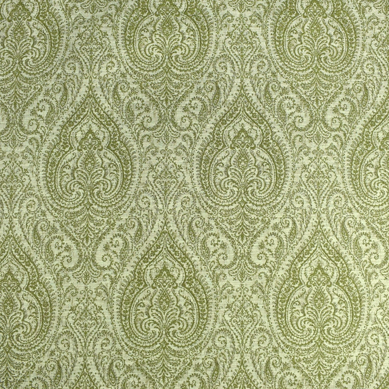 Looking F2409 Pistachio Medallion Upholstery Greenhouse Fabric