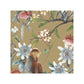 Sample G67958 Organic Textures, Metallic Lemur Wallpaper by Norwall