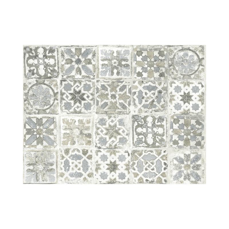 Sample PSW1301RL Encaustic Tile, Premium Peel + Stick by York Wallpaper