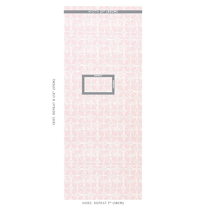 Shop 5011140 Coffee Bean Pink Schumacher Wallpaper