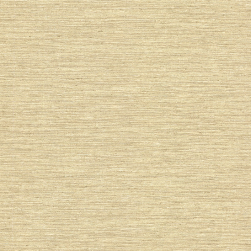 Sample 2807-2002 Warner Grasscloth Resource, Everest Yellow Faux Grasscloth Wallpaper by Warner